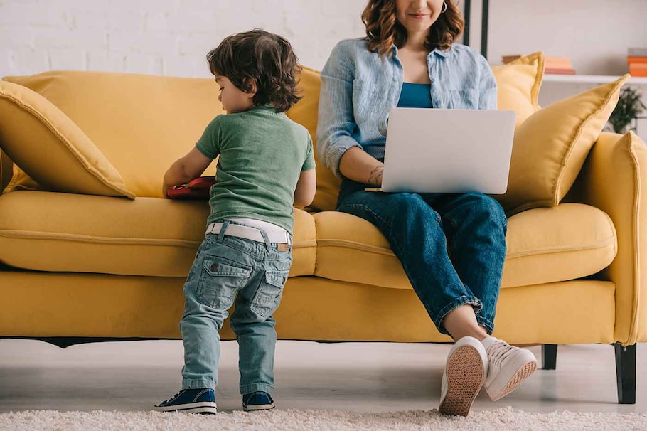 Home Office mit Kindern