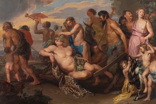 Das Kunstwerk „Bacchanal“ der Künstlerin Michaelina Wautier aus dem 17. Jahrhundert.