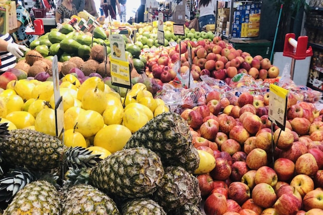 Obstmarktstand in Rio de Janero