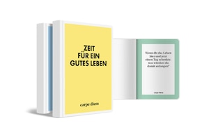 Abo Geschenk carpe diem Magazin Notizbuch