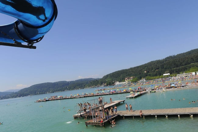 Urlaub in Klagenfurt, Strandbad am Wörthersee