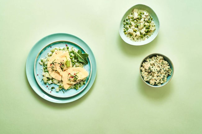 Ravioli mit Kohlrabiblätterfüllung