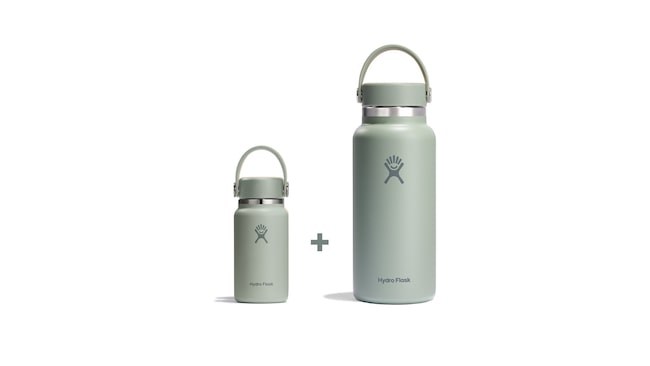 Hydro Flask Agave Bundle bestehend aus 200 ml Micro Bottle und 32 oz Flex Cap Bottle