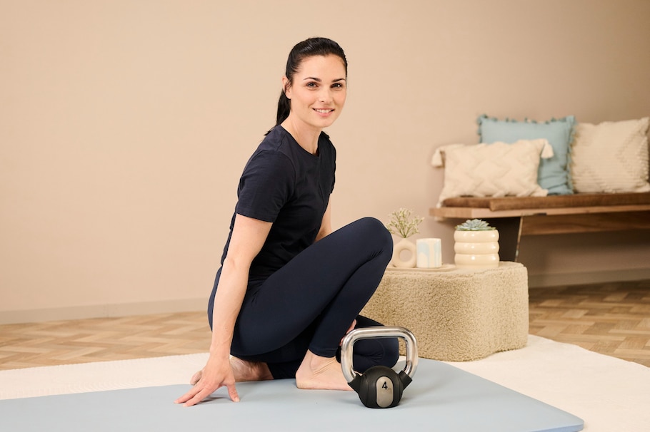 kraftvoll tragen, Kettleball, Anna Veith