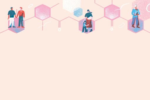 Liebe, Illustration, Frau, Homosexualität, Kinder, Baby