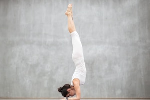 Handstand, Yoga, Yogamatte