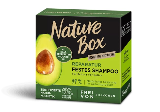 Nature Box, Festes Shampoo, Bar, Seife für die Haare, Haarseife, Haarpflege, carpe diem