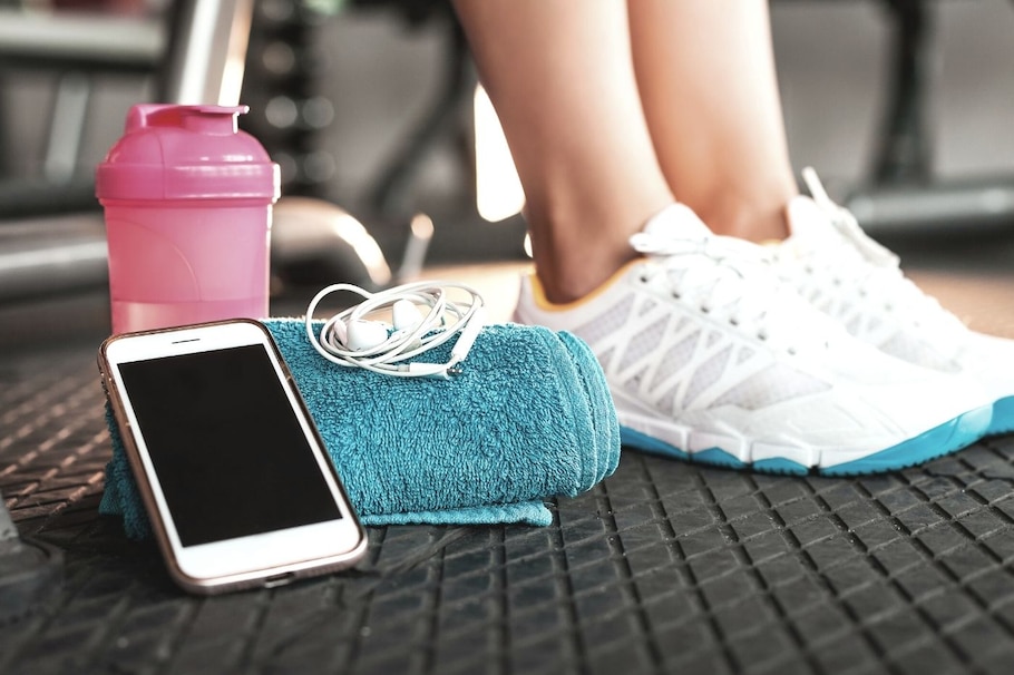 Fitness, Apps, Bewegung, sportlich, Smartphone, Handy