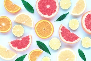 Orange, Limette, Grapefruit, Scheiben, Zitrusfrüchte, Vitamin C