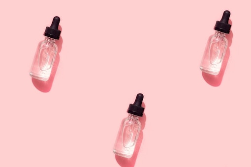 Hyaluronsäure, Fläschen, Hautpflege, Serum, klares Gel