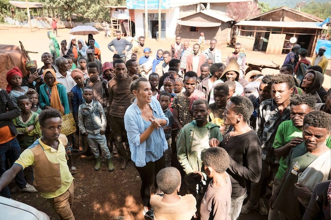 Waltraud Hable, Äthiopien, Dorfbewohner