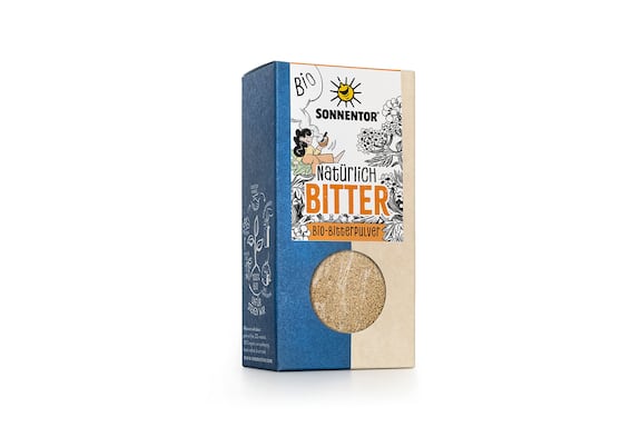 Mit dem Bitterpulver von Sonnentor ist es ganz einfach, Speisen eine extra-pikante Note zu verleihen.