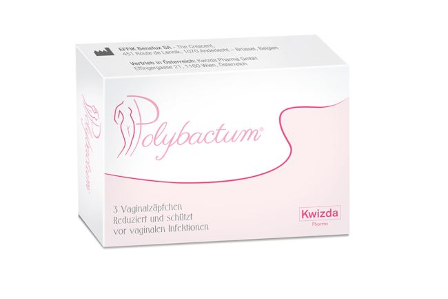 Polybactum® lindert und schützt vor vaginalen Infektionen.