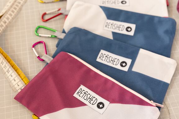 Kleine Taschen von Sissi Voglers Firma Refished