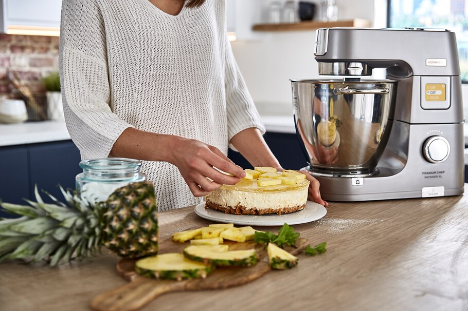 Cheesecake, Ananas, Kenwood, backen, Muttertag