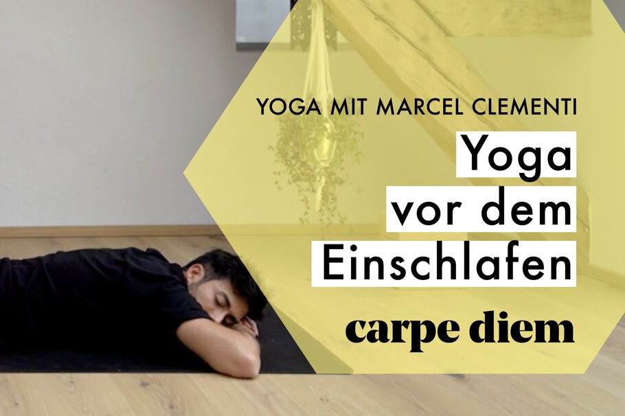 Yoga vor dem Einschlafen