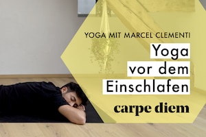 Yoga vor dem Einschlafen