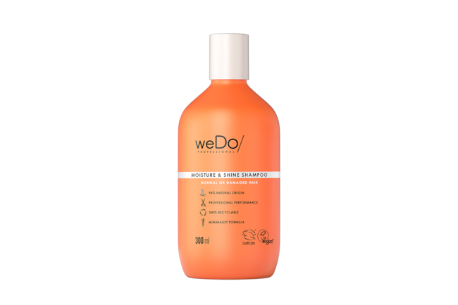 weDo/ Professional, Moisture & Shine Shampoo, natürliche Inhaltsstoffe, Haarshampoo, Shampoo
