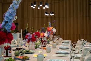 Gedeckte Tafel Longevity Dinner