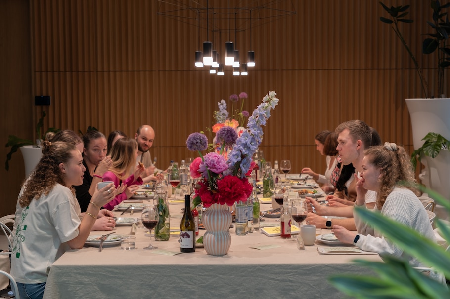 Die liebevoll gestaltete Tafel bei unserem Longevity Dinner