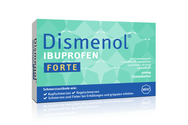 Merz, Dismenol, Ibuprofen, Ibuprofen Forte