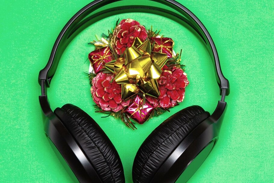 Weihnachten, Musik, Freude, Kopfhörer, Entspannung, Gehirntraining