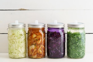 Weißkohl, Kimchi, Rotkohl, Grünkohl, fermentiert, milchsauer vergoren, Mikrofilm