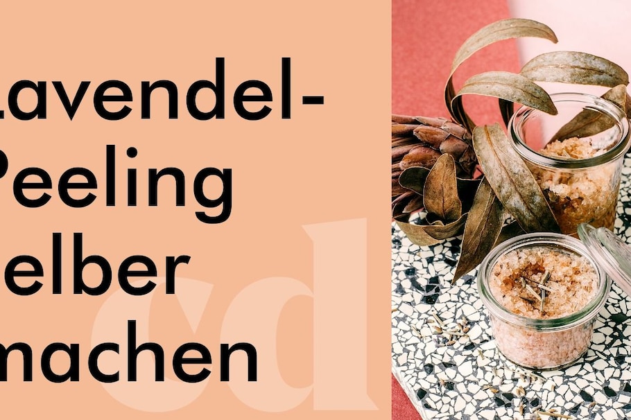 Lavendelpeeling selber machen