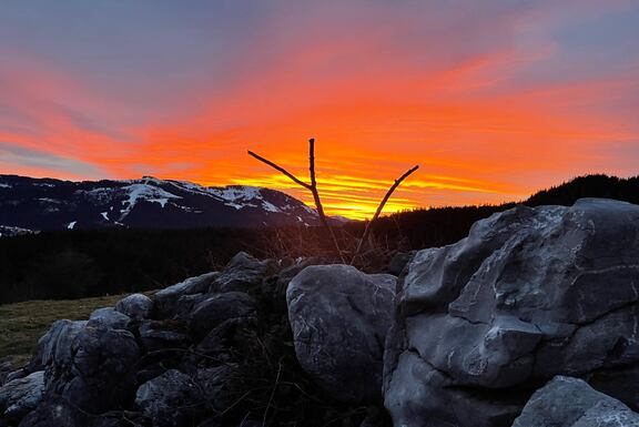 Abendstimmung am Wilden Kaiser