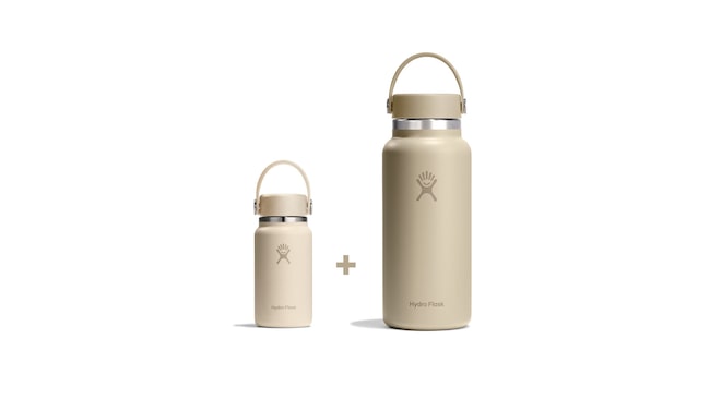 Hydro Flask Oat Bundle bestehend aus 200 ml Micro Bottle und 32 oz Flex Cap Bottle