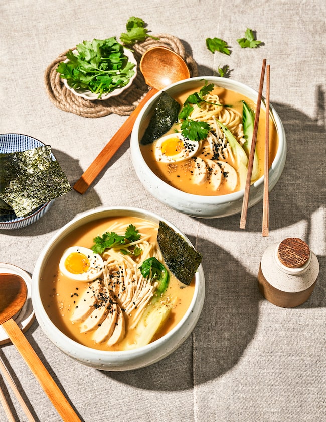 Ramen mit Pilzen