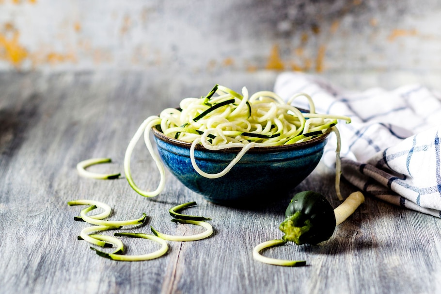 Zoodles, Zucchininudeln, Zucchini, Nudeln, Beilage, Keto, rezept, carpe diem