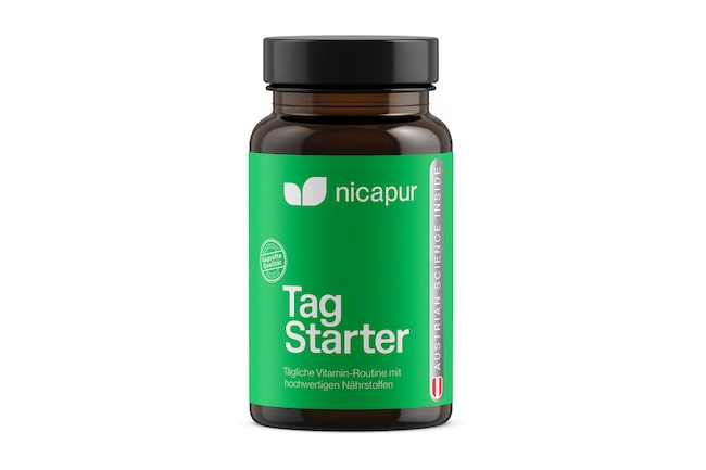 Mikronährstoff-Formel "TagStarter" von nicapur®